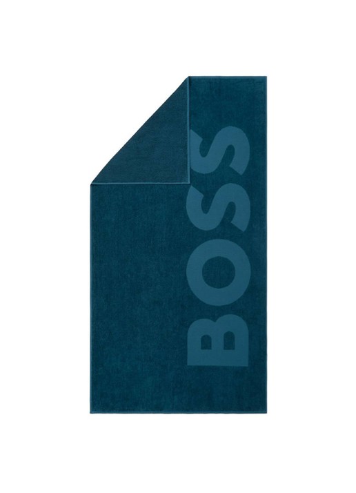 BOSS Zuma strandlaken - 420g/m² - 100 x 180 cm - voorkant 3 donkerblauw