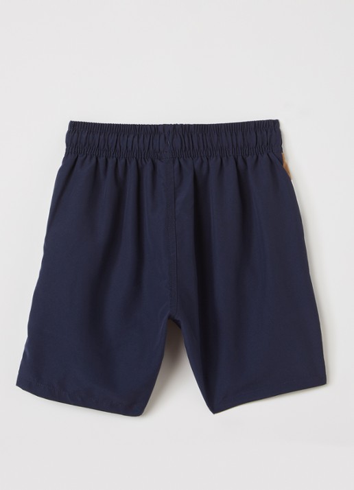 BOSS Zwemshorts met logo - voorkant 2 donkerblauw