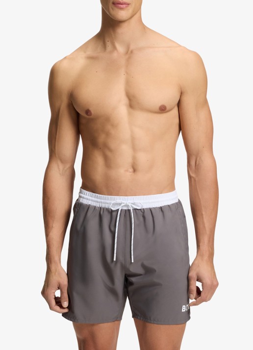 BOSS Zwemshorts met steekzakken en logo