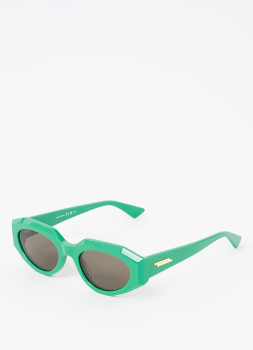 Bottega Veneta Cat eye zonnebril BV1031S - voorkant groen