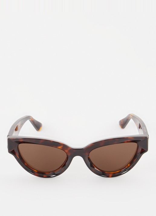 Bottega Veneta Cat Eye zonnebril BV1249S - detail 3 donkerbruin