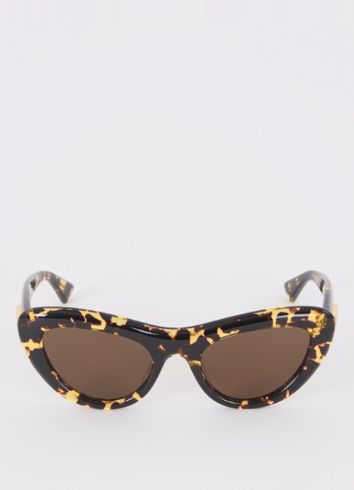 Bottega Veneta Cat Eye zonnebril BV1282S  - detail donkerbruin