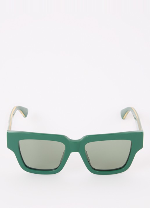 Bottega Veneta Wayfarer zonnebril BV127 - detail 3 groen
