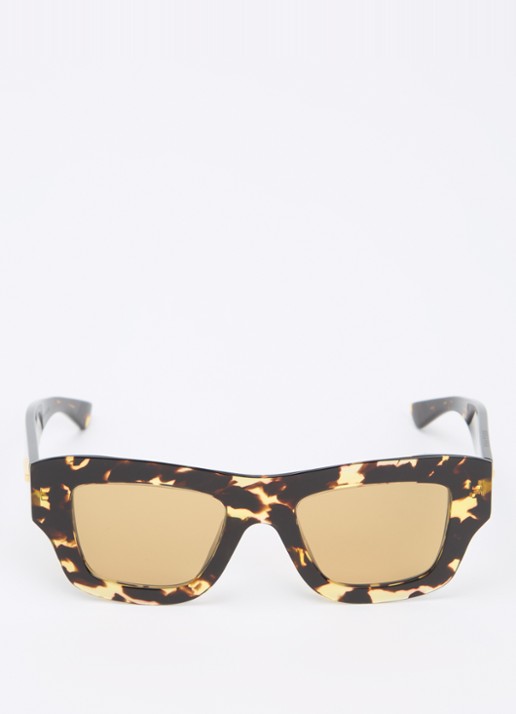 Bottega Veneta Wayfarer zonnebril BV1357S - detail 2 donkerbruin