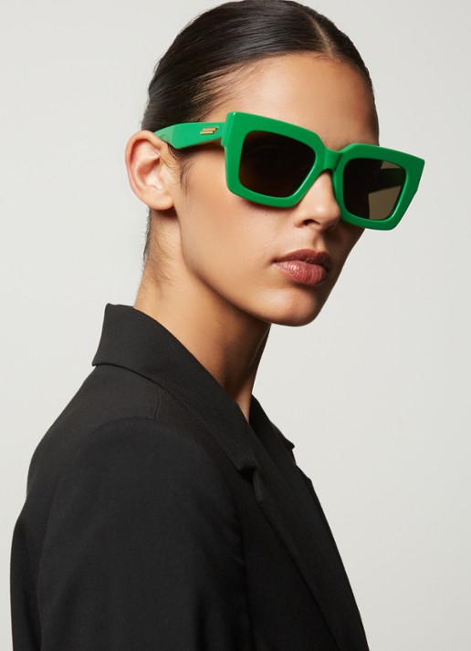 Bottega Veneta Zonnebril BV1212S - voorkant 2 groen