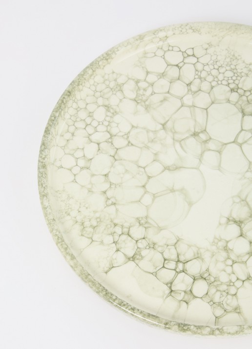 Bowls and Dishes Espuma dinerbord 28 cm - detail legergroen