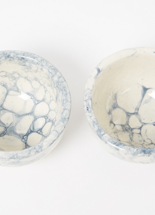 Bowls and Dishes Espuma dipschaal 7 cm set van 2 - voorkant 2 grijs