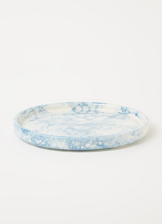 Bowls and Dishes Espuma gebaksbordje 18 cm - voorkant 3 gebroken wit