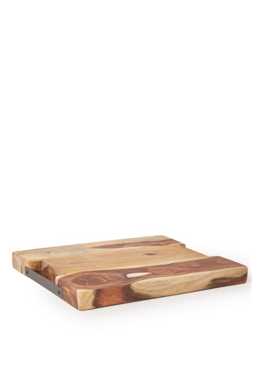 Bowls and Dishes Pure Rose Wood serveerplank 40 x 30 cm - voorkant 3 bruin