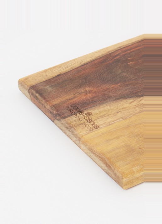 Bowls and Dishes Pure Rose Wood serveerplank 59 x 20 cm - voorkant 2 bruin