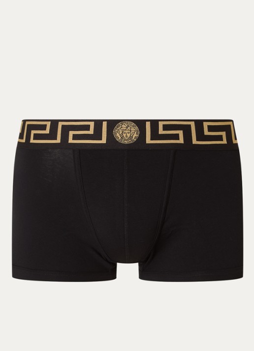 Boxershort met logoband - voorkant zwart