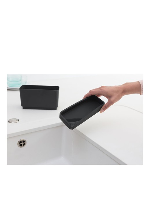 Brabantia Aanrecht prullenbak 1,8 liter - detail 4 antraciet