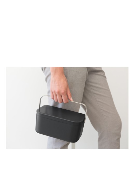 Brabantia Aanrecht prullenbak 1,8 liter - detail 7 antraciet