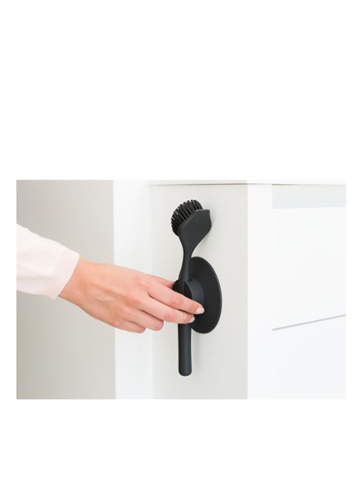 Brabantia Afwasborstel met zuignaphouder - detail 3 donkergrijs