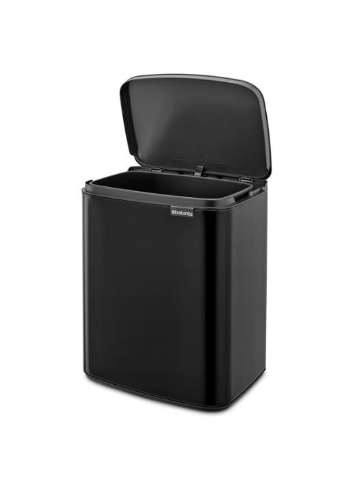 Brabantia Bo afvalemmer 12 liter met kunststof binnenemmer - detail 4 zwart