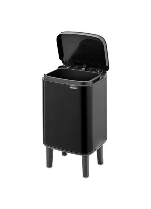 Brabantia Bo Hi afvalemmer 4 liter met kunststof binnenemmer - detail 4 zwart