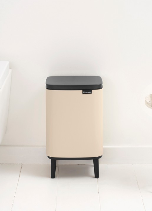 Brabantia Bo Hi prullenbak 7 liter - detail 8 beige