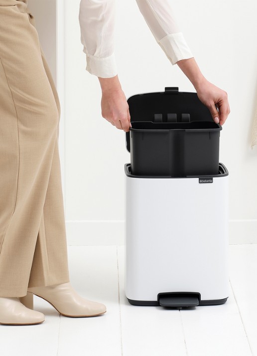 Brabantia Bo pedaalemmer 12 liter - detail 6 wit