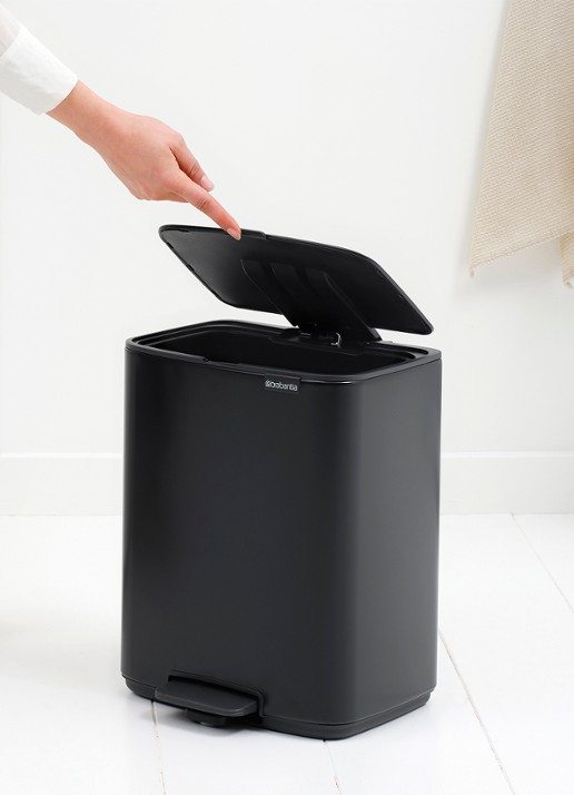 Brabantia Bo pedaalemmer 12 liter - detail 7 zwart