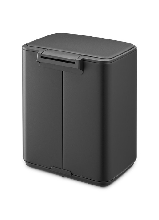 Brabantia Bo  pedaalemmer 2 x 30 liter - detail grijs