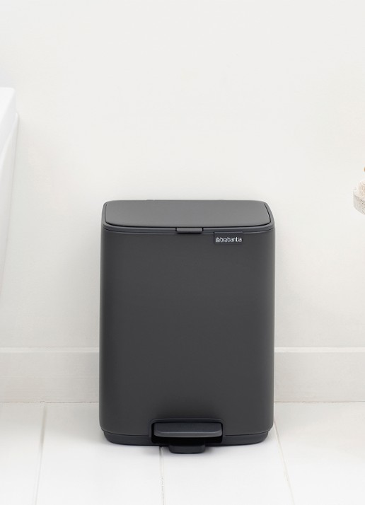 Brabantia Bo  pedaalemmer 2 x 30 liter - detail 4 grijs