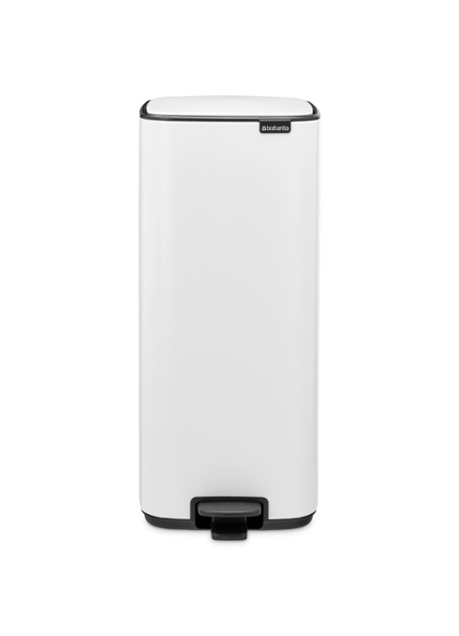 Brabantia Bo pedaalemmer 30 liter - voorkant 8 wit