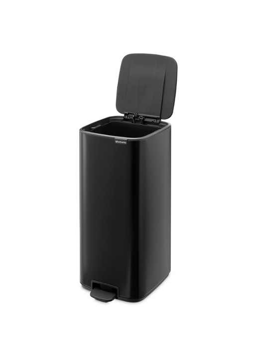 Brabantia Bo pedaalemmer 30 liter - achterkant 6 zwart
