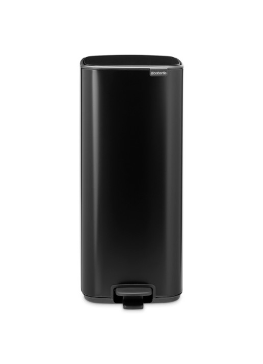 Brabantia Bo pedaalemmer 30 liter - voorkant 8 zwart