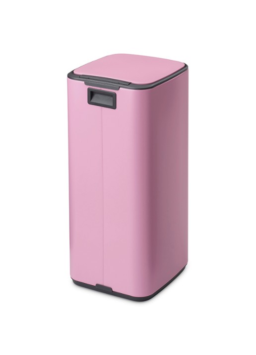 Brabantia Bo pedaalemmer 30 liter - detail donkerroze