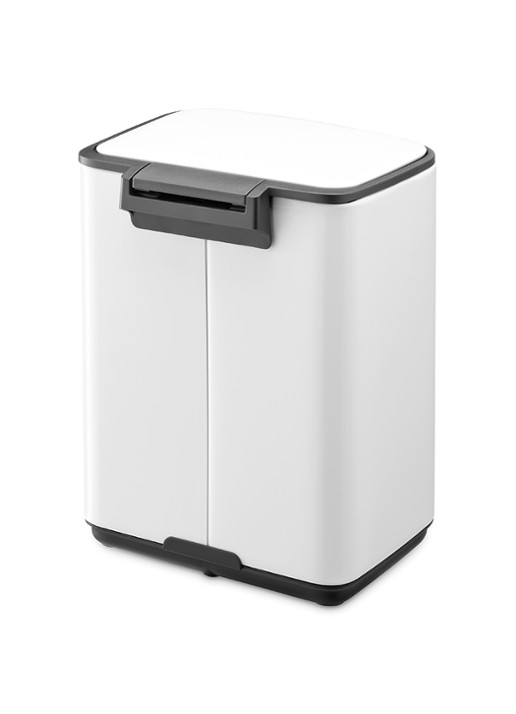 Brabantia Bo pedaalemmer 4 liter  - detail wit