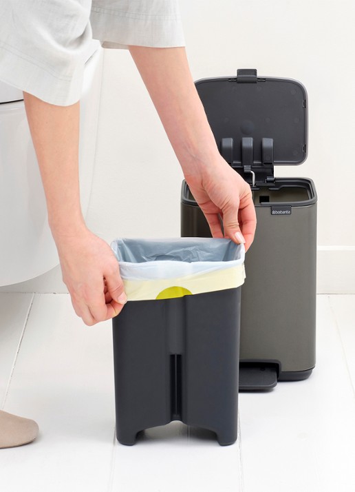 Brabantia Bo pedaalemmer 4 liter  - detail 5 grijs