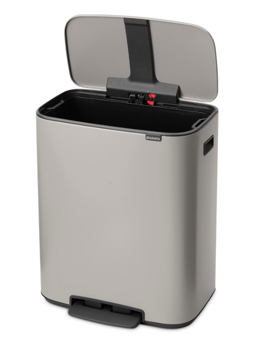 Brabantia Bo pedaalemmer 60 liter - detail 4 middengrijs