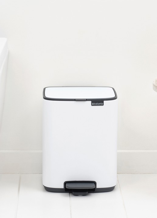 Brabantia Bo pedaalemmer 7 liter - detail 6 wit
