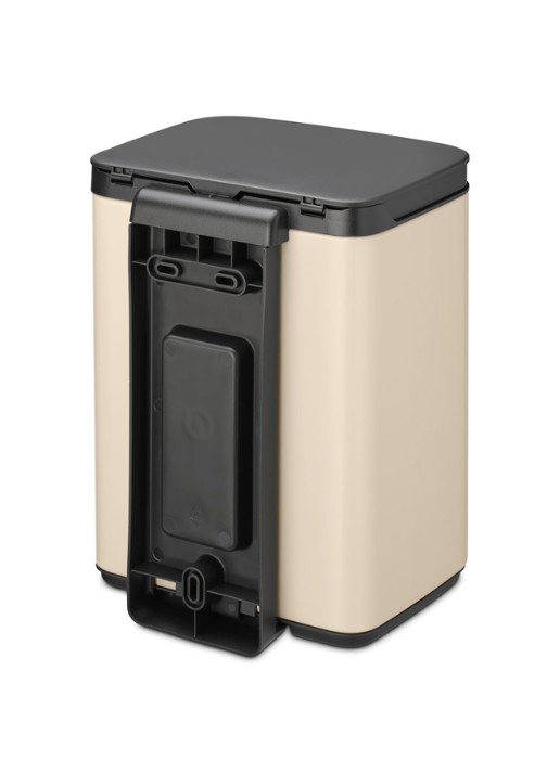 Brabantia Bo prullenbak met deksel 4 liter - detail 6 beige