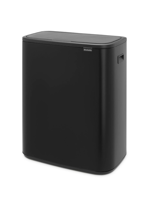 Brabantia Bo Touch Bin  duo prullenbak met deksel  2 x 30 liter - detail 3 zwart