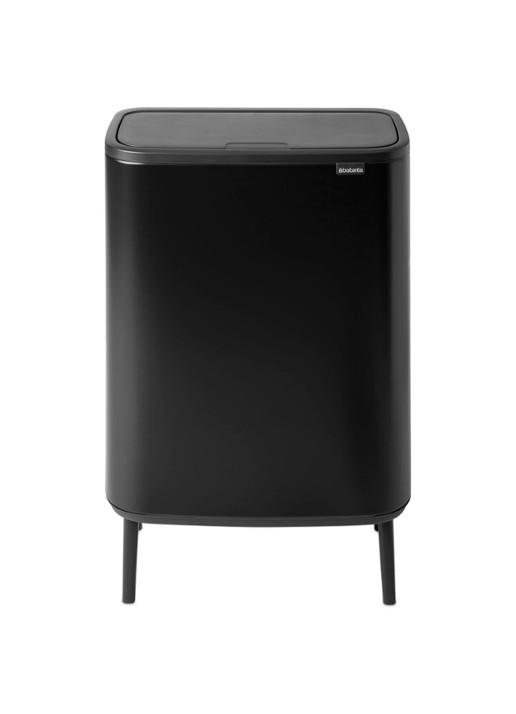 Brabantia Bo Touch Bin Hi  duo prullenbak met deksel op pootjes 2 x 30 liter