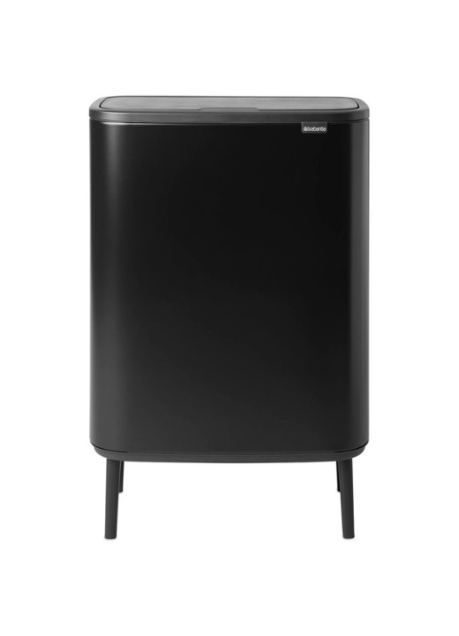 Brabantia Bo Touch Bin Hi prullenbak met deksel op pootjes 60 liter