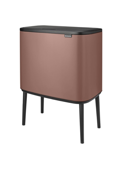 Brabantia Bo Touch Bin prullenbak 11 + 23 liter - achterkant taupe