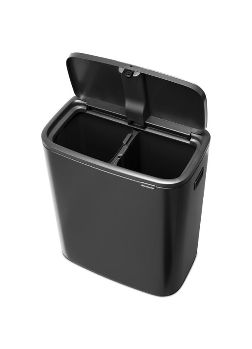 Brabantia Bo Touch Bin prullenbak 2 x 30 liter - detail 3 grijs