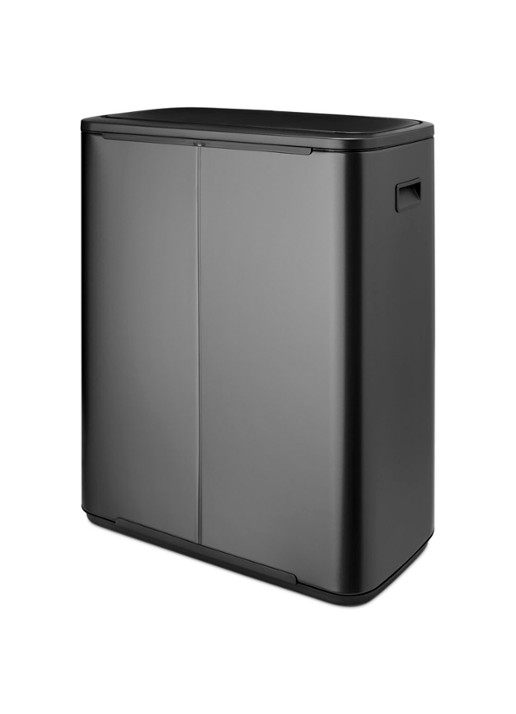Brabantia Bo Touch Bin prullenbak 2 x 30 liter - voorkant 7 grijs