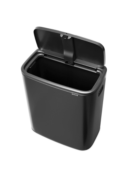 Brabantia Bo Touch Bin prullenbak 60 liter - detail grijs