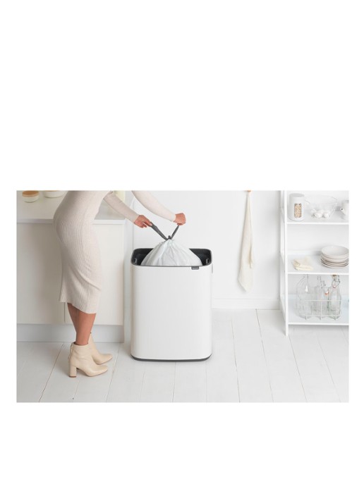 Brabantia Bo Touch Bin prullenbak met deksel 60 liter - detail 6 wit