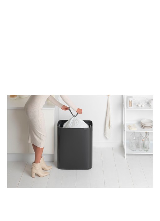 Brabantia Bo Touch Bin prullenbak met deksel 60 liter - detail 4 zwart