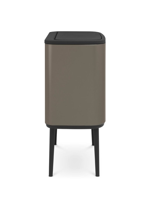 Brabantia Bo Touch Bin prullenbak met deksel op pootjes 36 liter - detail 7 middengrijs