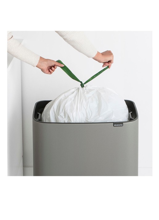 Brabantia Bo Touch Bin prullenbak met deksel op pootjes 36 liter - detail 7 grijs