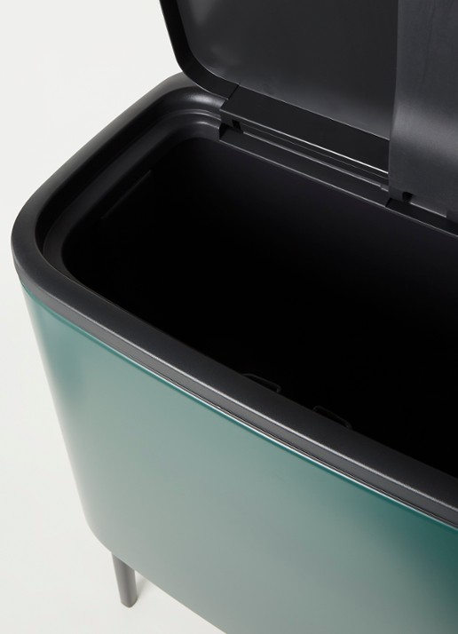 Brabantia Bo Touch Bin prullenbak met deksel op pootjes 36 liter - detail 3 groen