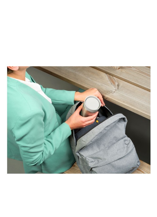 Brabantia Bo Touch Bin recycle prullenbak met deksel op pootjes 3 x 11 liter - detail 3 lichtgrijs