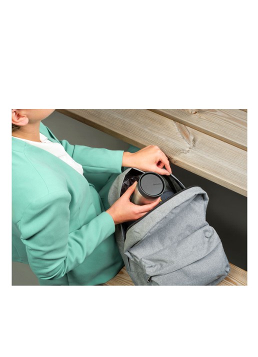Brabantia Bo Touch Bin recycle prullenbak met deksel op pootjes 3 x 11 liter - detail 5 grijs