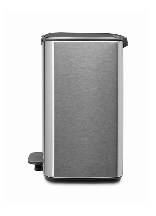 Brabantia Bo Touch Bin recyling duo prullenbak met deksel op pootjes 11 + 23 liter - detail 2 zilver