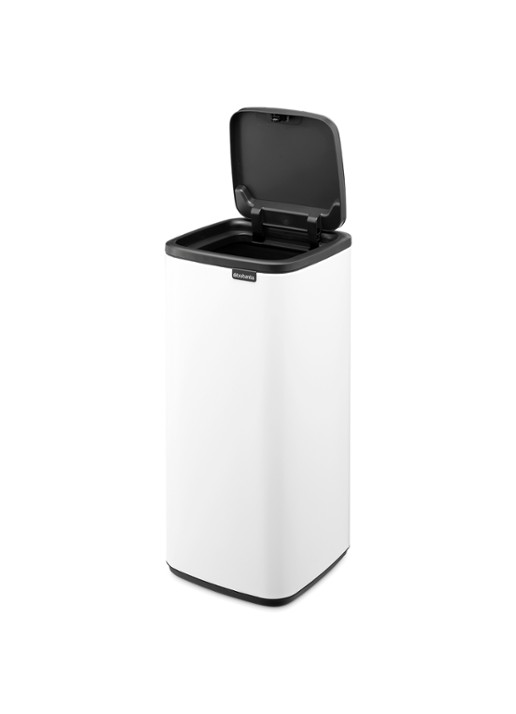 Brabantia Bo touch prullenbak 30 liter - achterkant wit
